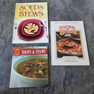 Better Homes and Gardens Soups & Stews, Lot Of 3 Soups & Stews Recipe Books